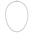 Slim Polished Stainless Steel Chain Necklace | ERKEUBY