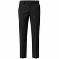 Tailored Black Slim-Fit Trousers | ERKEUBY